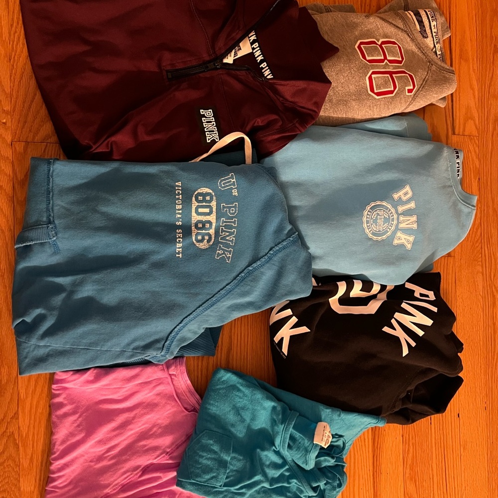 - Large lot of pink clothing
